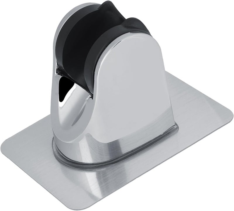 Sorandy Shower Head Holder, Adjustable Chrome Plated Self Adhesive Bracket, No Drilling Bracket with Strong Adhesive, Ideal for Hotel, Household & Bathroom Use - Image 3