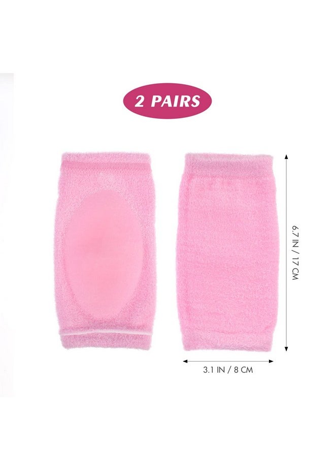 Healifty Heel Socks 2 Pairs Elbow Gel Cover Moisturizing Elbow Sleeves Exfoliating Soften Dry Cracked Skin Arm Guard Cracked Heel Socks  - Image 3