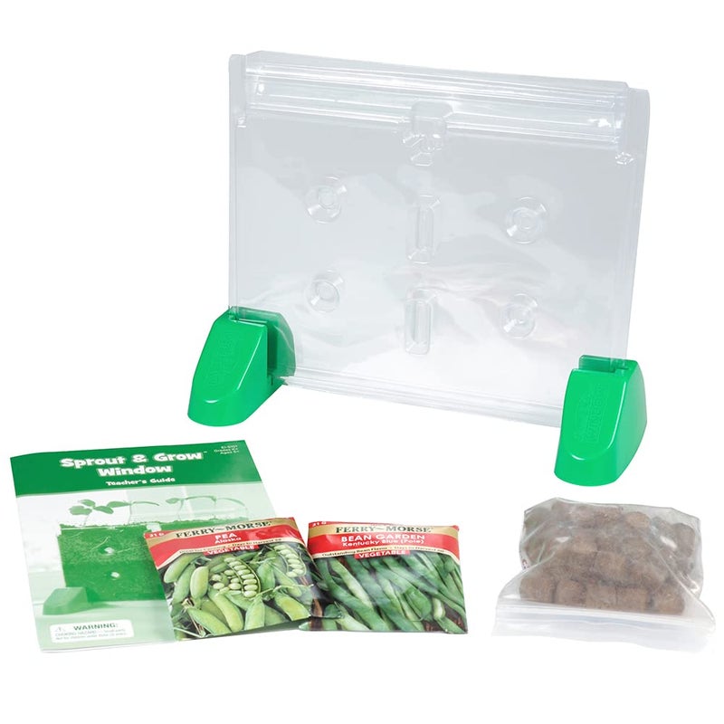 Educational Insights Sprout & Grow Window - See-Through Sprouts Growing Kit, Kids Gardening Set, Starter Science Kits for Kids, Root Viewer, Interactive Homeschool or Classroom Planter, Ages 5+ - Image 5