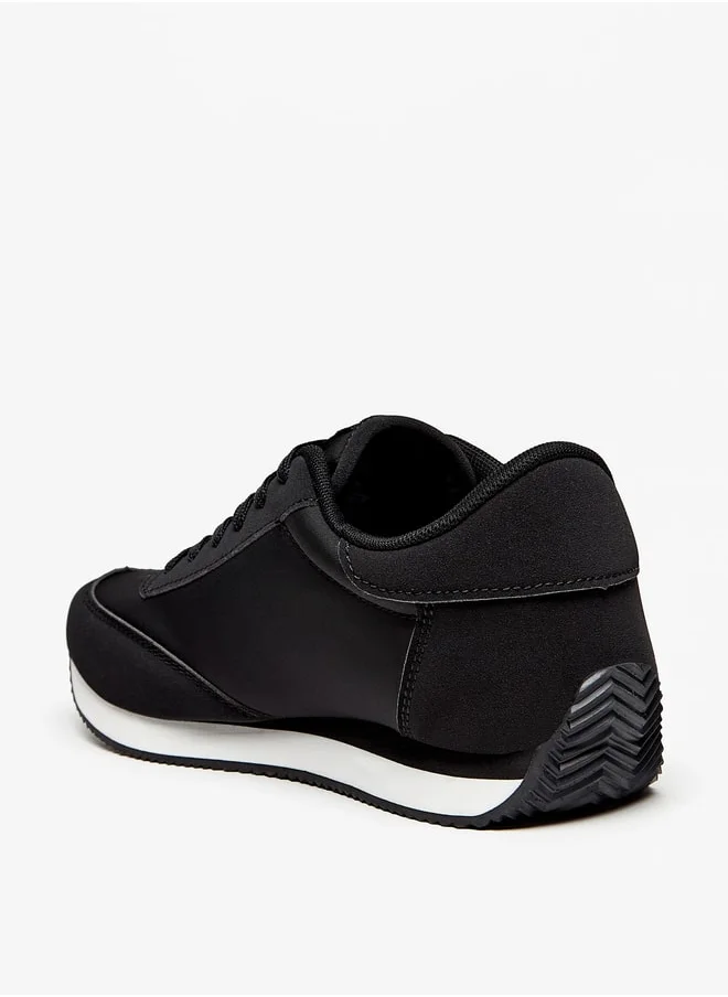 Lee Cooper Women Logo Print Lace-Up Sneakers