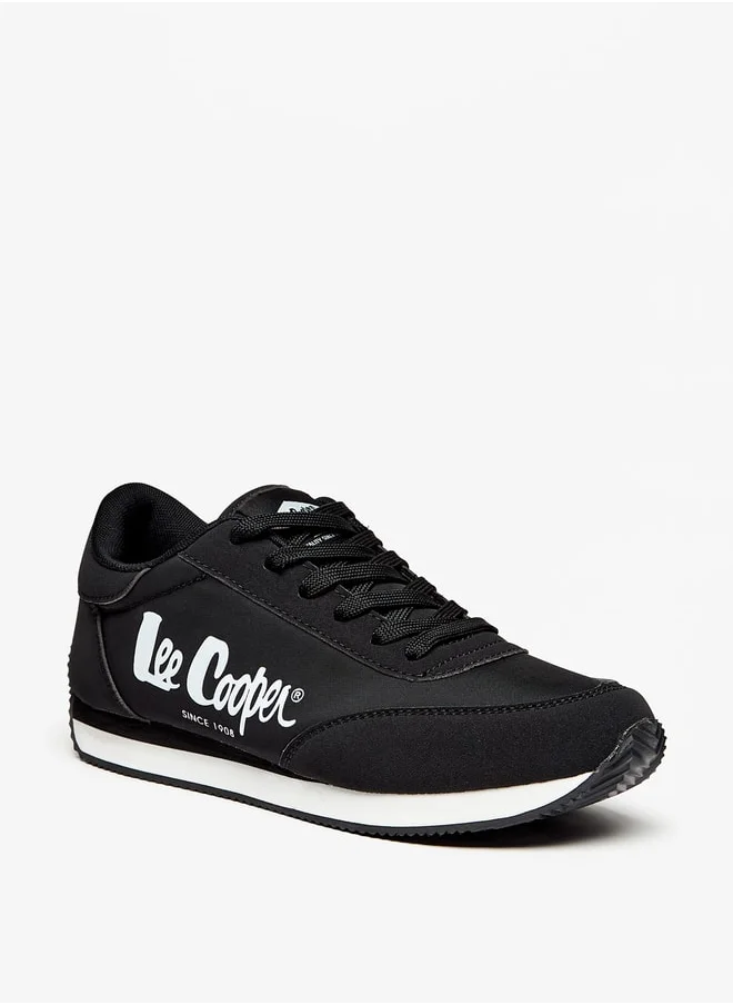 Lee Cooper Women Logo Print Lace-Up Sneakers