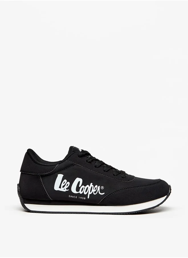 Lee Cooper Women Logo Print Lace-Up Sneakers