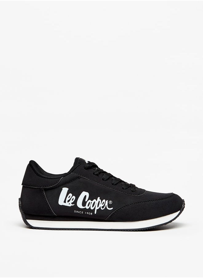 Lee Cooper - حذاء رياضي نسائي برباط مطبوع عليه شعار - Image 1