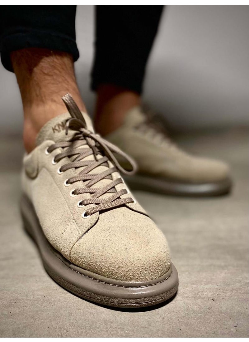 KnACK High Sole Casual Shoes 044 Mink Suede  - Image 2