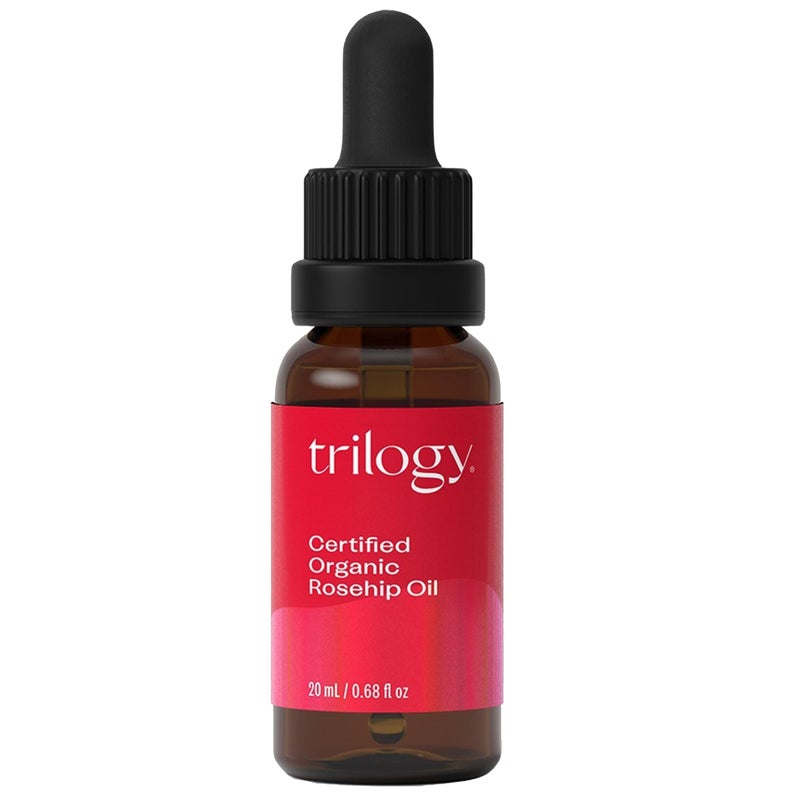 Trilogy Certified Organic Rosehip Oil, Intensive Nourishment, Improves Appearance of Scars, Stretch Marks, Fine Lines, & Wrinkles, 0.68 fl oz - Image 1
