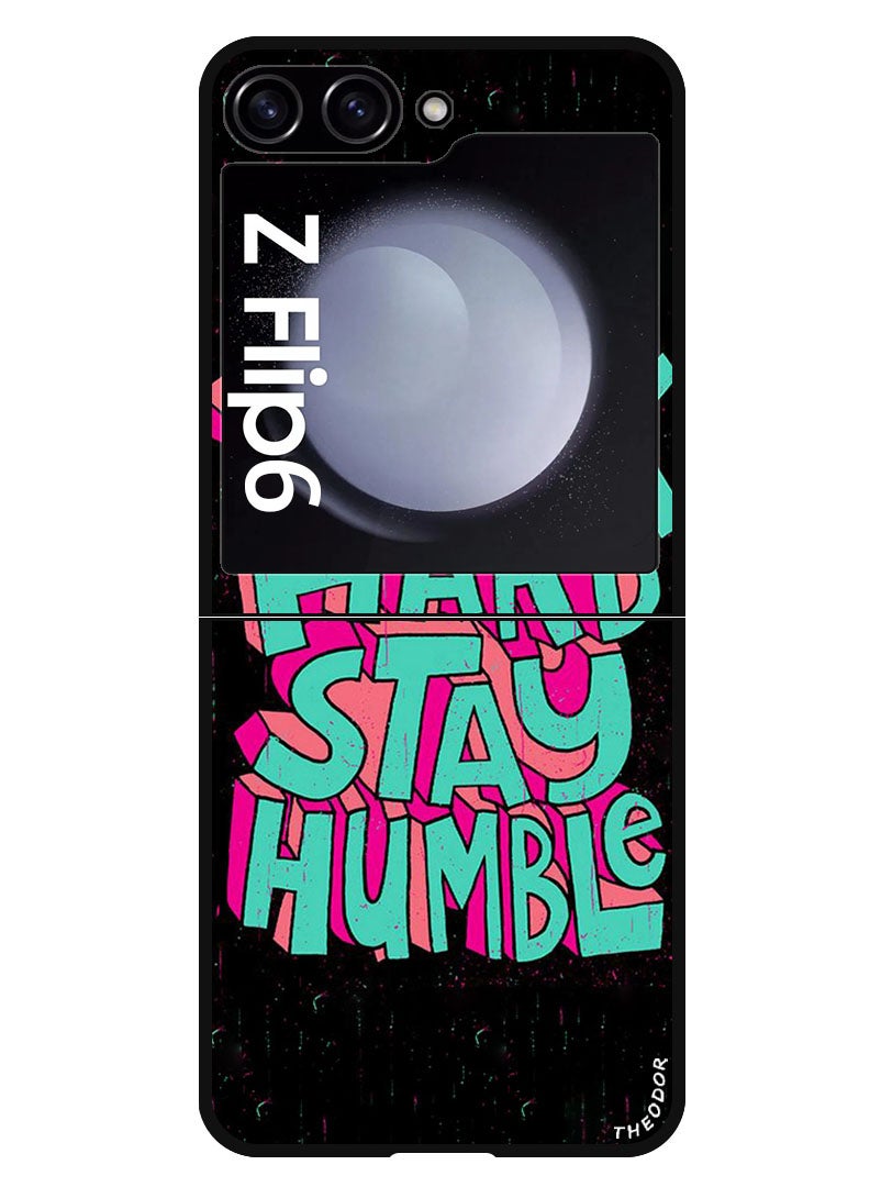 Theodor Protective Case Anti Scratch Shock Proof Bumper Cover For Samsung Galaxy Z Flip 6 Work Hard - Image 1