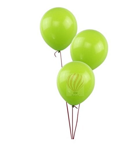 HK balloons Green Pink Yellow Pack of 50 Birthday Rubber Balloons for Decoration - Image 4
