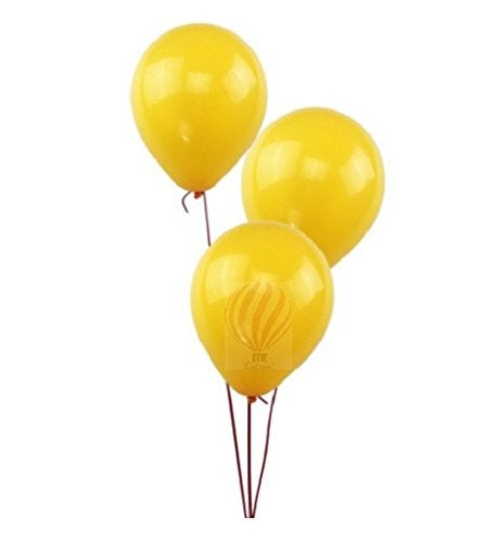 HK balloons Green Pink Yellow Pack of 50 Birthday Rubber Balloons for Decoration - Image 3