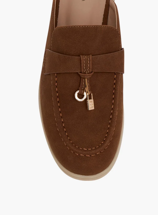 Flora Bella By Shoexpress Charm Accent Slip-On Mules