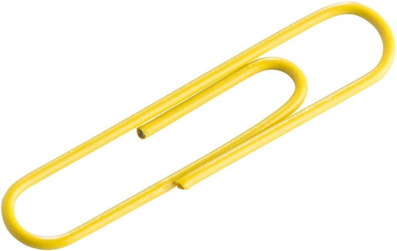 JAM PAPER Jumbo Yellow Paper Clips - 75 Count, 2 Inch Large Clips for Office and School Use - Image 4
