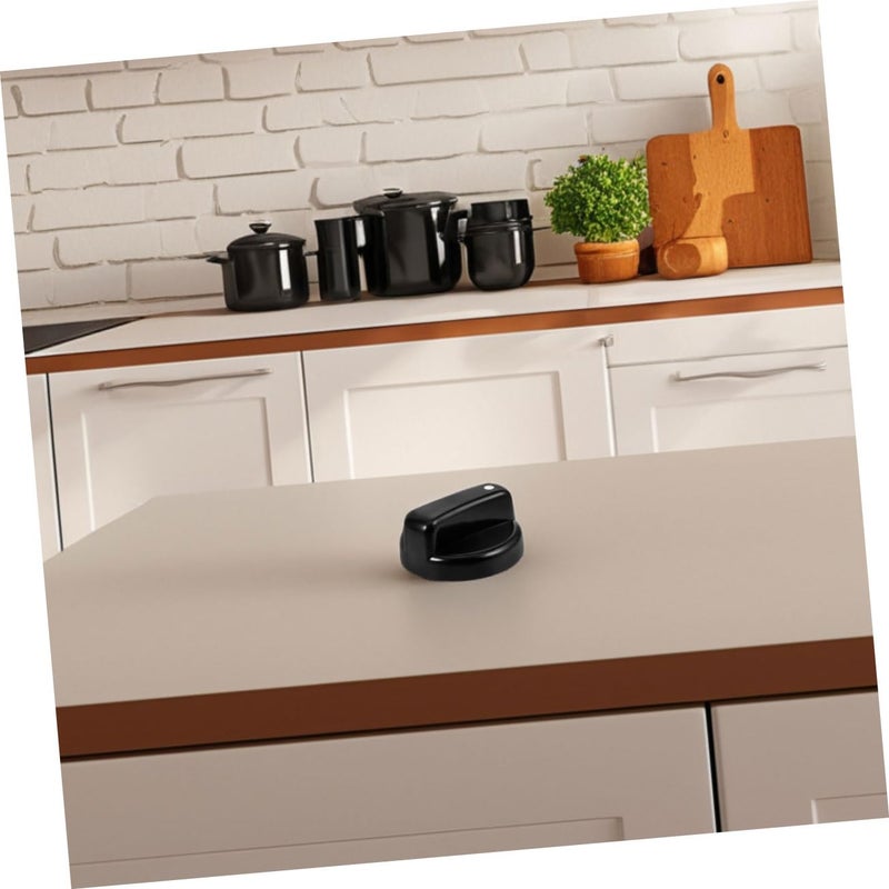 Gas Stove Knobs Replacement Set Of 2 Black Plastic Control Knobs For Kitchen Cooktop - Image 5