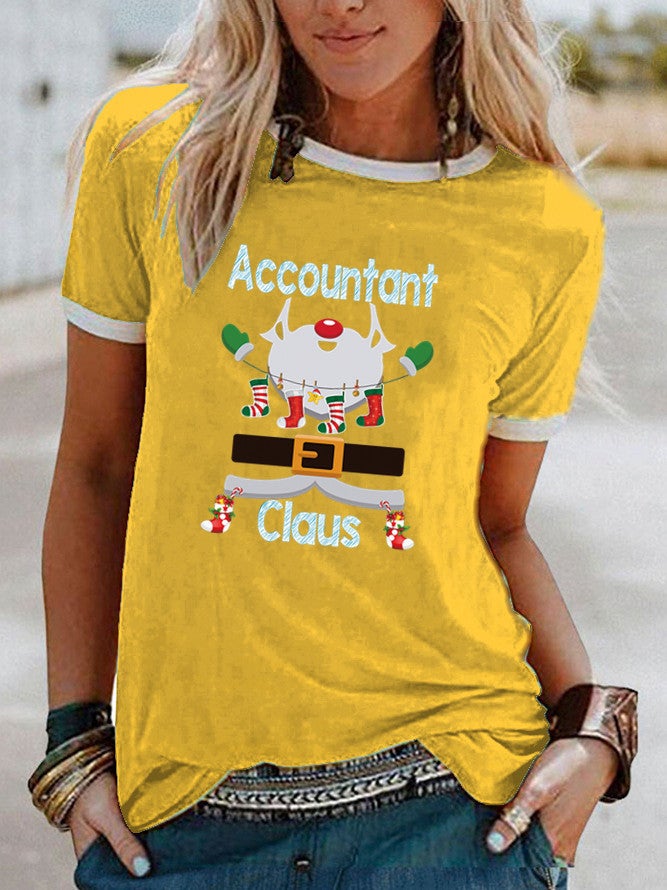 wish independent station animal flower pattern printed short-sleeved T-shirt for women - Image 1