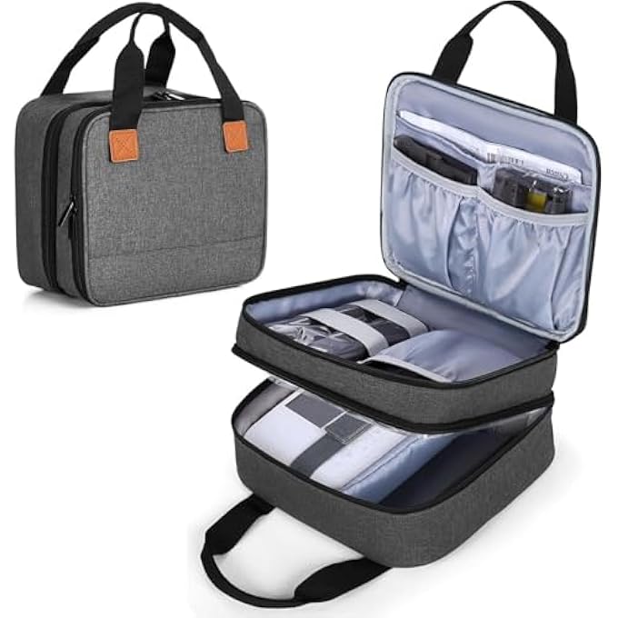 STORAGE BAG FOR SELPHY CP1500 CP1300 CP1200 PHOTO PRINTER, POLYESTER PHOTO PRINTER CASE WITH MULTIPLE ELASTIC BANDS AND POCKETS - Image 2