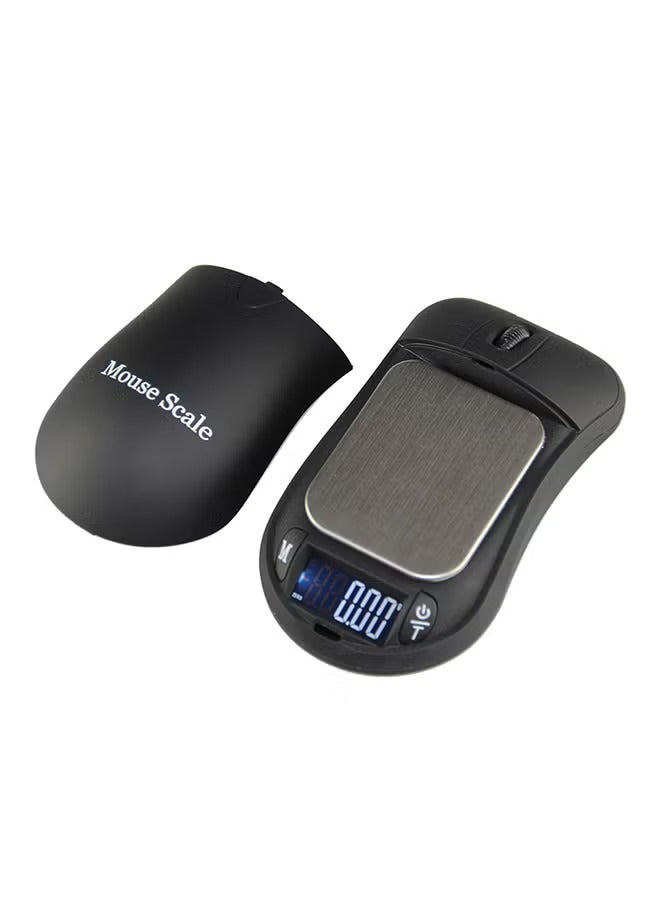 Portable Mini Mouse Style Digital Gram Precise Scale Black 10.4cm - Image 1