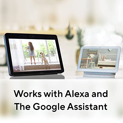 WYZE Cam Pan v2 1080p Pan/Tilt/Zoom Indoor Security Camera with Color Night Vision, Motion and Sound Detection, Wi-Fi Wired Smart Home Security Camera Compatible with Alexa & Google Assistant, White - Image 2