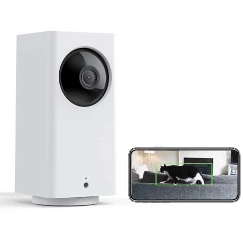 WYZE Cam Pan v2 1080p Pan/Tilt/Zoom Indoor Security Camera with Color Night Vision, Motion and Sound Detection, Wi-Fi Wired Smart Home Security Camera Compatible with Alexa & Google Assistant, White - Image 1