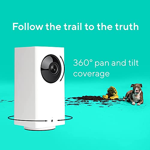 WYZE Cam Pan v2 1080p Pan/Tilt/Zoom Indoor Security Camera with Color Night Vision, Motion and Sound Detection, Wi-Fi Wired Smart Home Security Camera Compatible with Alexa & Google Assistant, White - Image 4