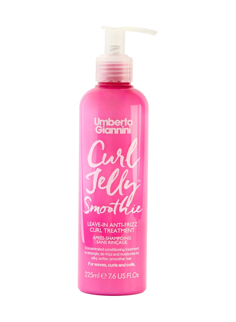 Umberto Giannini جيل هيدراتينغ كيرل سموذي - كريم مغذي ينعّم ويرطب التجاعيد، يقلل من التجاعيد ويترك الشعر ناعماً ومليئاً بالحيوية (225 مل) - Image 1