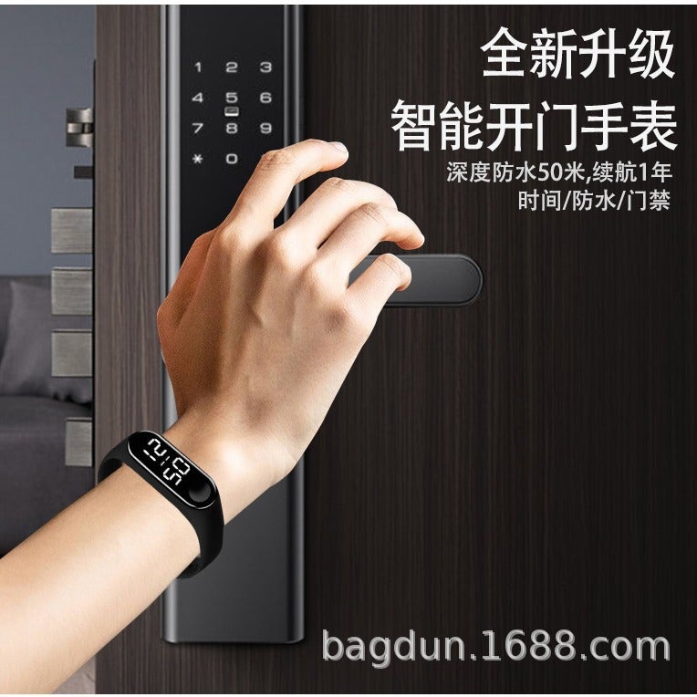 New Smart Bracelet Unlocking Bracelet Smart Lock Waterproof Induction Ic Bracelet Community Access Control Card Swiping - Image 3