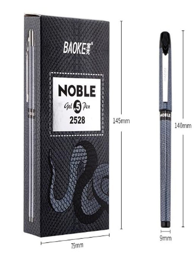 BaoKe Gel Ink Pens Rollerball Pens，Signature Pens 0.5，0.7,1.0mm， Medium Line, Box of 12 Pack PC2528(black) (1.0) - Image 3