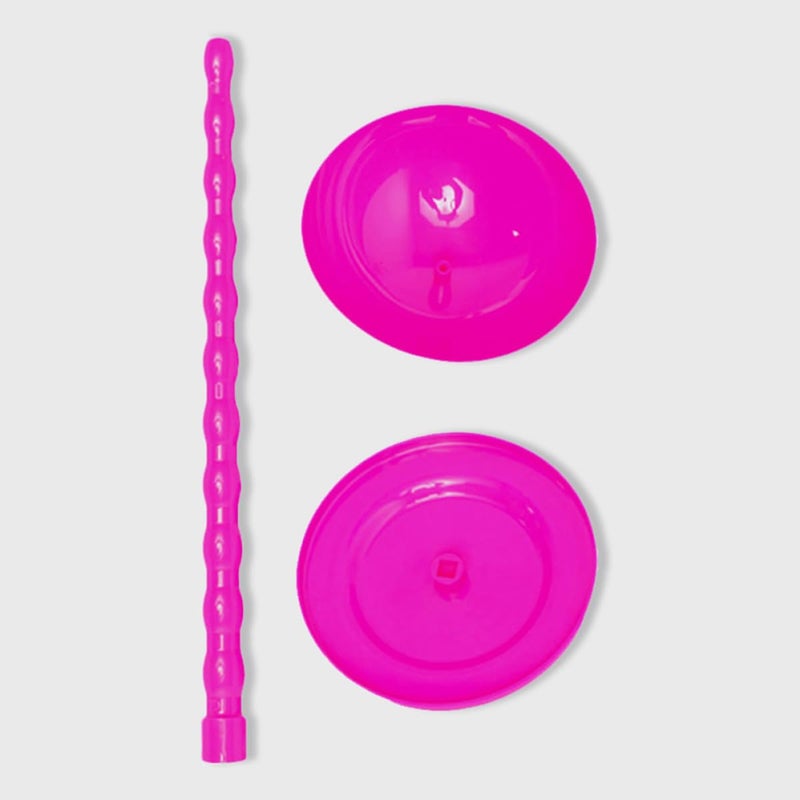 FOMIYES Detachable Wig Display Stand 3pcs Pink Portable Wig Holder Rack for Home Travel Hair Styling and Drying - Image 5