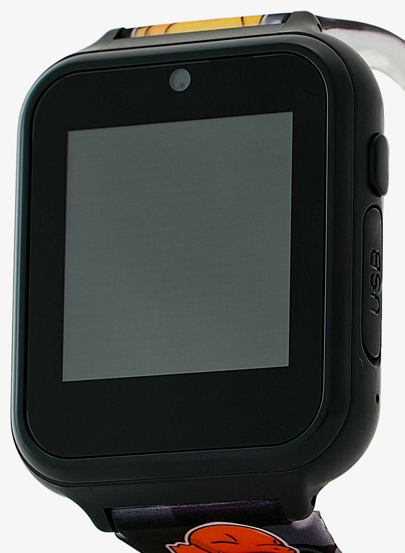 Pokemon Boys Smart Watch Black Silicone Strap, POK4231ARG - Image 2