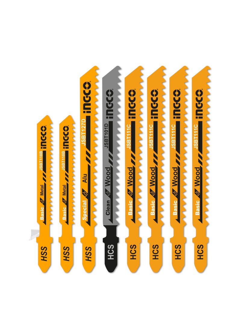 إنجكو مجموعة شفرات منشار أركت 8 قطع من INGCO - AKD8088 - Image 2