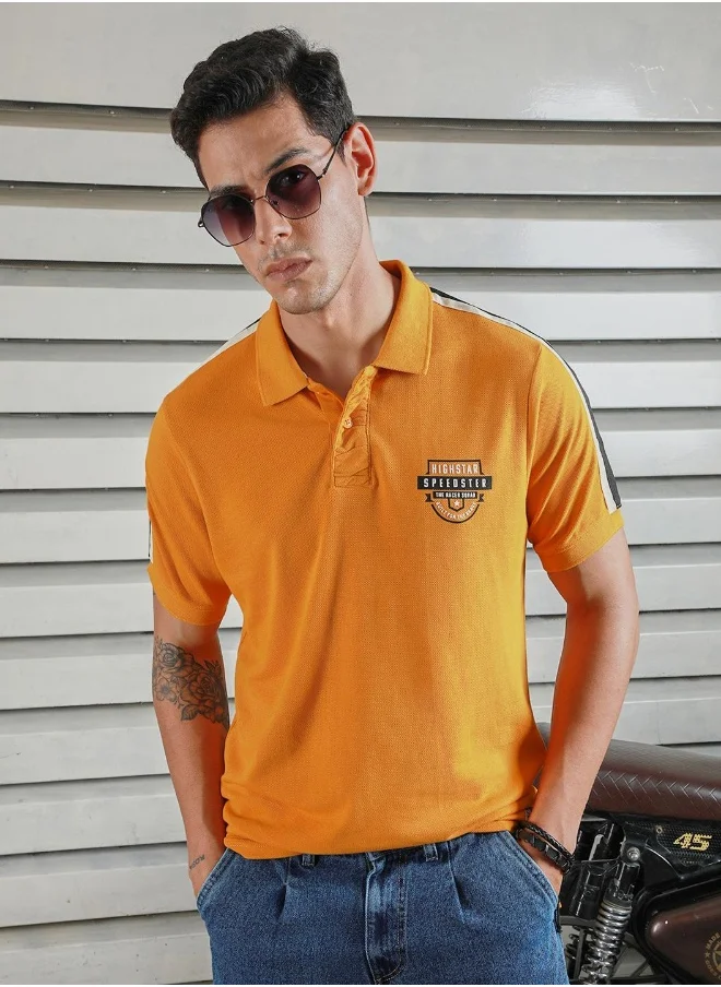 HIGH STAR Men Yellow T-shirts