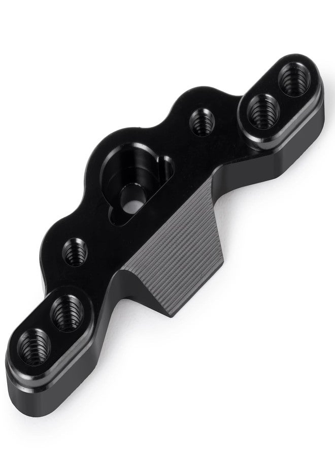 JGGZONE RC Car CNC Machined Aluminum Front Camber Block Front Upper Arm Tie Rod Mount Black Compatible with 1/16 Losi Mini-B 1/18 Mini-T RC Car Buggy Upgrades Parts Accessories - Image 1