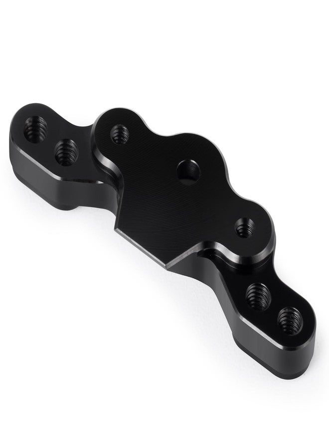 JGGZONE RC Car CNC Machined Aluminum Front Camber Block Front Upper Arm Tie Rod Mount Black Compatible with 1/16 Losi Mini-B 1/18 Mini-T RC Car Buggy Upgrades Parts Accessories - Image 3