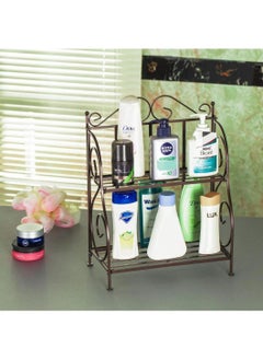 Wooden Twist Kitchen Spice Rack Shelf Organizer ( 2 Tier )  - Image 4