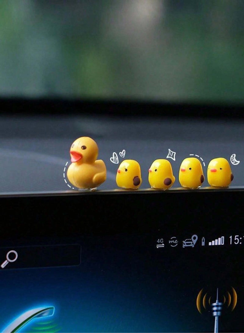 مجموعة بطات صغيرة مناسبة لتزيين السيارة والمكتب , مناسبة كهدية أو للاحتفالات وأعياد الميلاد - Image 2