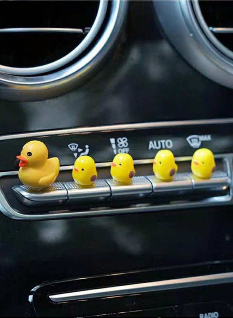 مجموعة بطات صغيرة مناسبة لتزيين السيارة والمكتب , مناسبة كهدية أو للاحتفالات وأعياد الميلاد - Image 4