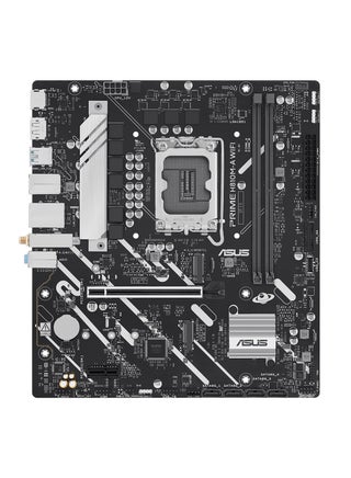 لوحة أم Prime H810M-A WiFi LGA 1851 Micro-ATX، شريحة Intel H810، 2x DIMM DDR5، ذاكرة قصوى تصل إلى 128GB، 1x PCIe 4.0 x16، 2x M.2، اتصال WiFi و BT | 90MB1KJ0-M0EAY0