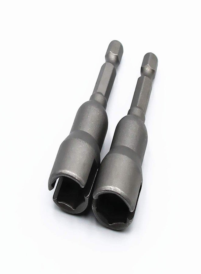 BANFEI 2PCS Power Wing Nut Driver Slot Wing Nut Drill Bit Socket Wrenches Tool 1/4 Inch Hex Shank for Panel Nuts Screws Eye Q-Hanger C Hook Bolt - Image 2