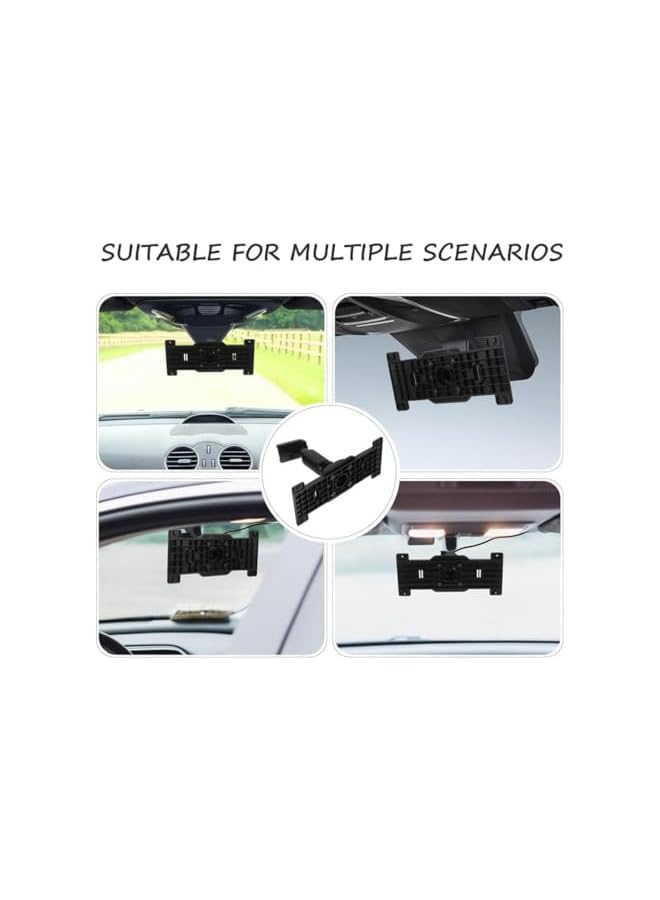 S-TOP Rear View Mirror Back Plate Panel Heavy Duty Camera Mounting Plate with Adjustable Arm Perfect Fit for Front and Rear View Dash Cam Installation in Vehicles - Image 3