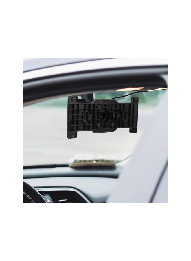 S-TOP Rear View Mirror Back Plate Panel Heavy Duty Camera Mounting Plate with Adjustable Arm Perfect Fit for Front and Rear View Dash Cam Installation in Vehicles - Image 2