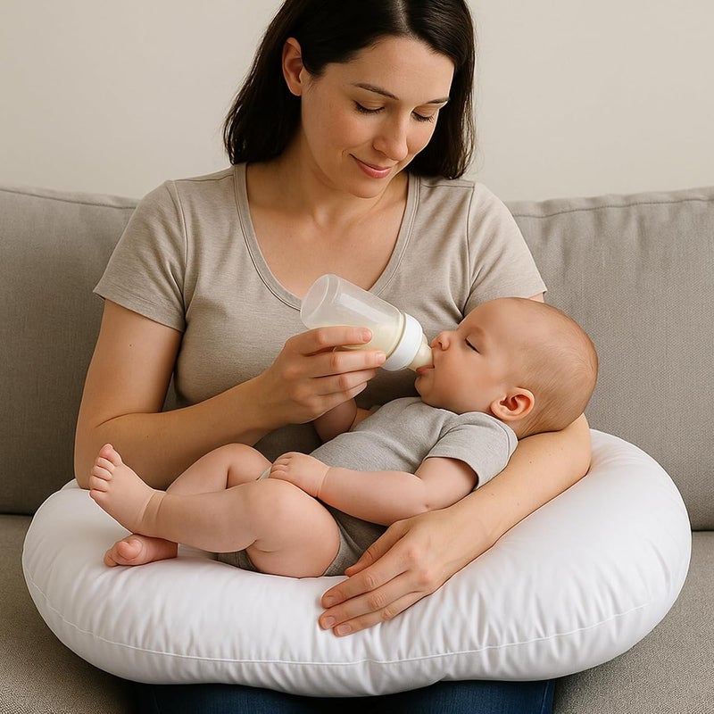 Winmany Baby Waterproof Nursing Pillow Cover Newborn Breastfeeding Pillowcase Soft Replaceable Slipcover for Boys and Girls - Image 2