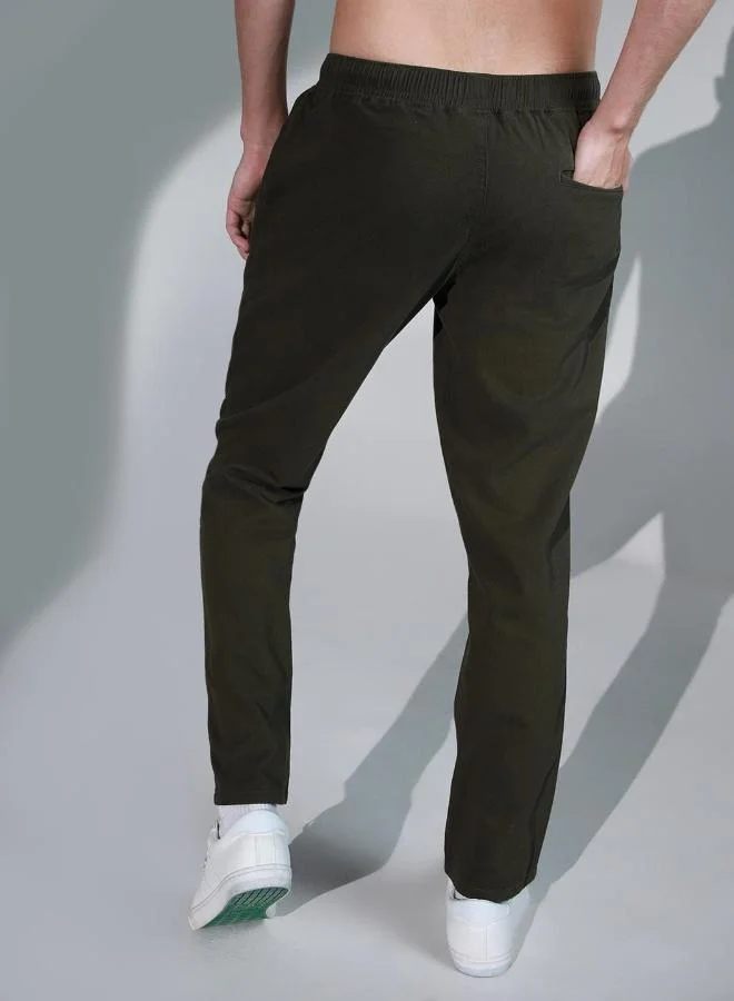 Hubberholme Mid Grey Pants For Men