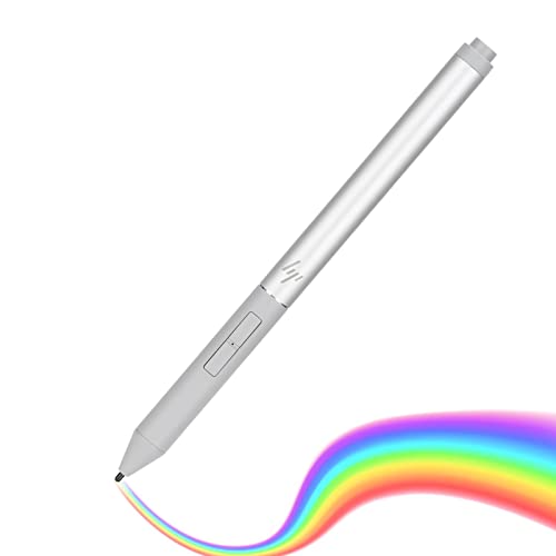 Yoidesu 3 Keys Silver Active Digital Pen for HP EliteBook ZBook x360 1030 1040, 4096 Pressure Sensitivity Stylus Pen with Replacement Nibs, Magnetic Induction for Elite x2 G4 - Image 1