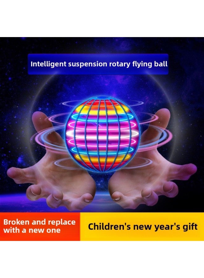25 Years Children's Gift Intelligent Induction Levitation Swing Flying Ball Luminous Gyro Black Technology Boys And Girls Children's Toys-Color:Try The Simplified Version 【red】-Specification:Brand Generation: Ufo Shape 【non-round Old Model】 - Image 2