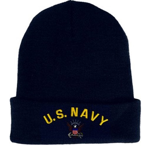 Eagle Crest US Navy Knit Cap for Men and Women Military Hats United States Navy Collectibles - Image 2