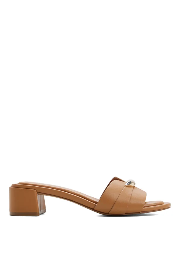 Darrby Ladies Beige Heeled Sandals