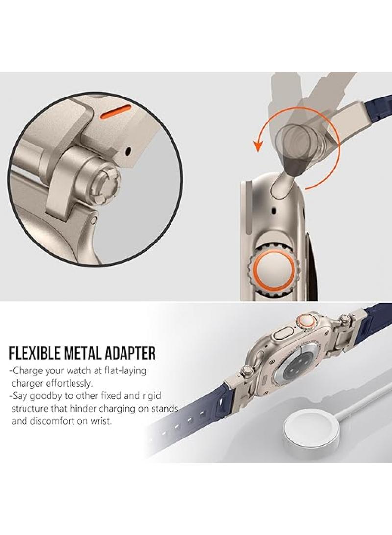 Y&D For Apple watch123456789 Generation 42/44/45/49MM Metal Connection Strap - Image 4