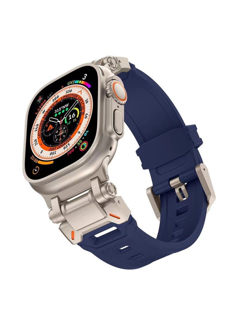 Y&D For Apple watch123456789 Generation 42/44/45/49MM Metal Connection Strap - Image 2