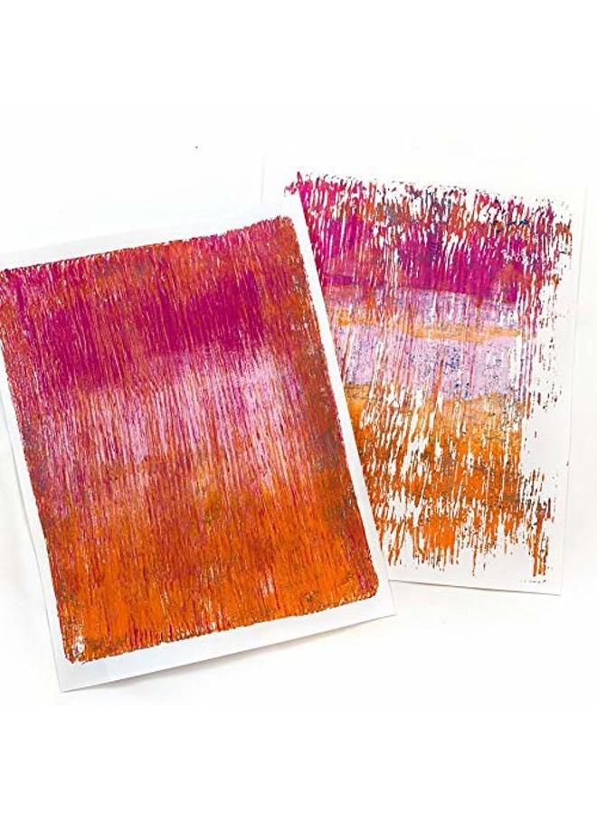 Gel Press Monoprinting Print Plate - 8” X 10” Gel Plate - Printmaking Supplies - Reusable Gel Printing Plate for Press Art for Card Making, Scrapbooking, Journaling, Arts and Crafts, Home Decor - Image 3