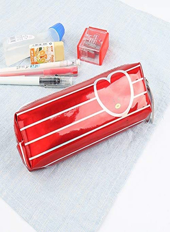 Blue Aura BTS Pencil Pouch Pen Pouch Cosmetic Bag Travel Pouch Multicolor (Tata Pouch Stripes) - Image 2
