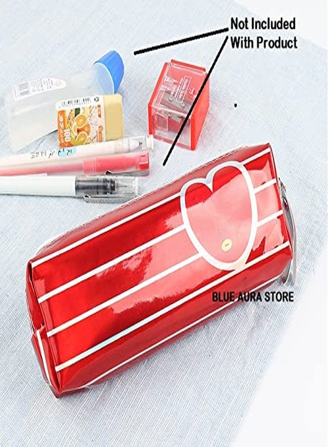 Blue Aura BTS Pencil Pouch Pen Pouch Cosmetic Bag Travel Pouch Multicolor (Tata Pouch Stripes) - Image 5