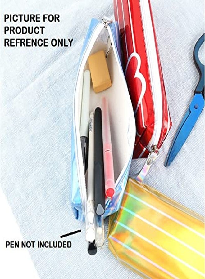 Blue Aura BTS Pencil Pouch Pen Pouch Cosmetic Bag Travel Pouch Multicolor (Tata Pouch Stripes) - Image 4