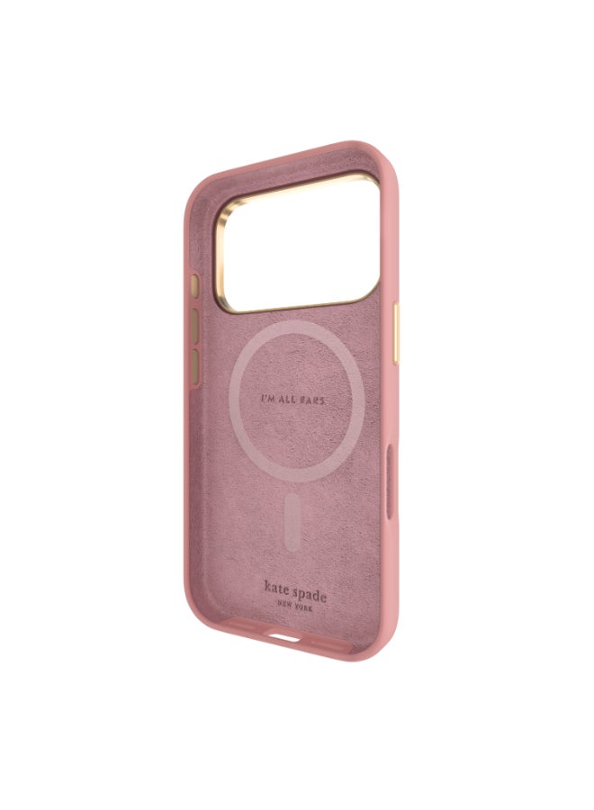 Kate Spade Case w/ Magsafe for Apple iPhone 17 Pro 6.3" | 12-Ft Drop Protection w/ Anti-Scratch Anti Color Fade Coating, Raised Edges, Fashion Case, Wireless Charging - Dusk Rose - Image 5
